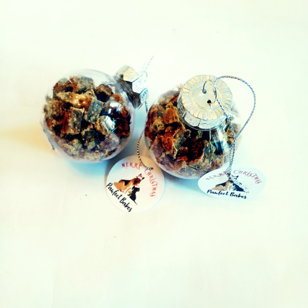 Christmas Tree Bauble with Venison Training Treats